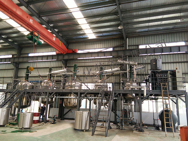Complete sets of coating equipment on site